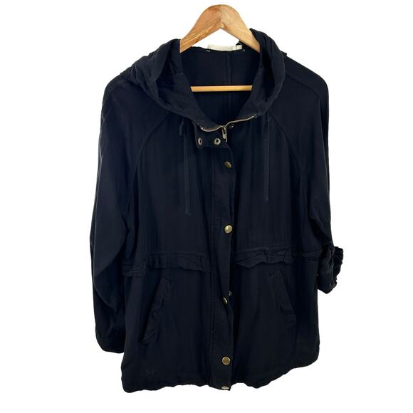 Andree by Unit Women's Medium Black Anorak Utility Jacket - Picture 1 of 7